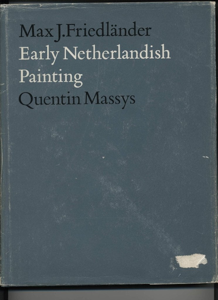 Max J. Friedlander: Quinten Matsys (Engels), Ophalen of Verzenden, Gelezen
