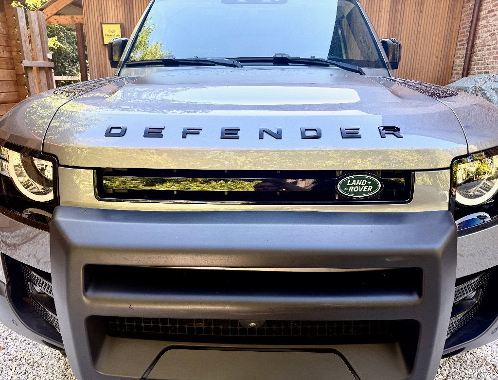 Landrover Defender 110 P400 S Rijk In Upgrades, Autos, Cuir, Argent ou Gris, Euro 6, Noir