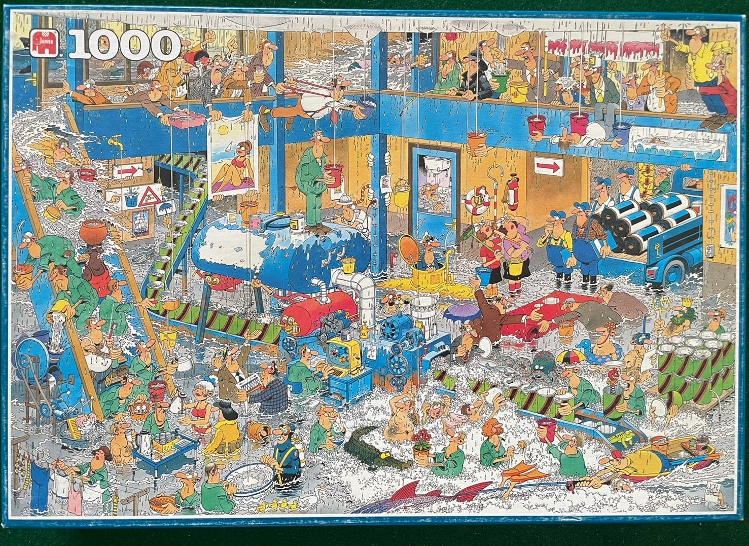 Jan van Haasteren 1000 stukjes - De Lekkage, Ophalen of Verzenden, Gebruikt
