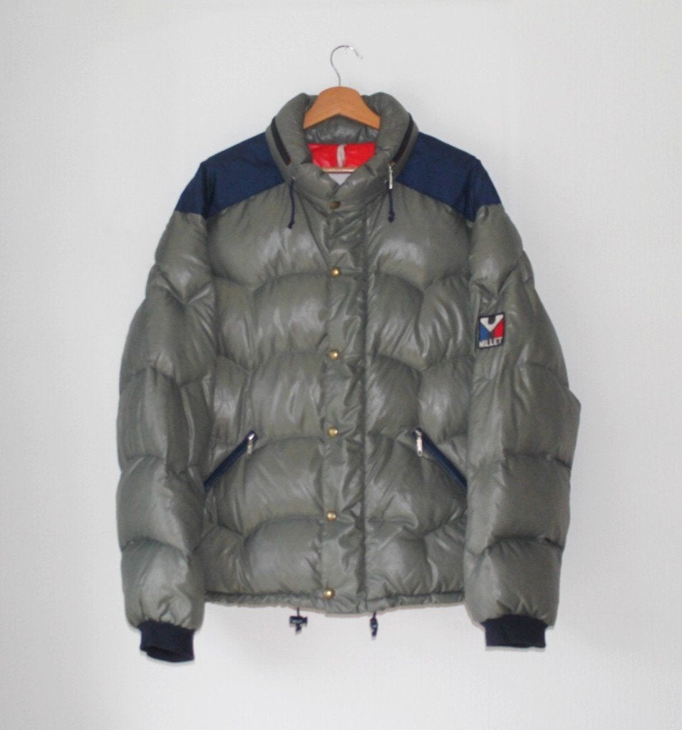 Vintage MILLET Evasion, fin ann 70, début ann 80, taille L 3, Gris, Enlèvement ou Envoi, Millet, Taille 52/54 (L)