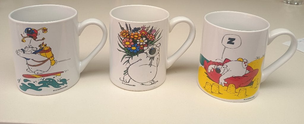 3 x Dommel Mug Lombard 2002 verschillende motieven samen€15, Verzamelen, Ophalen