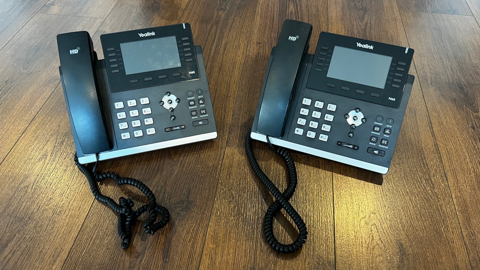 Lot 2 téléphones IP Yealink T46S avec combinés, Télécoms, Enlèvement ou Envoi, Comme neuf