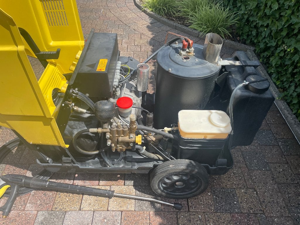 Karcher warmwater hogedrukreiniger 220 volt, Jardin & Terrasse, Nettoyeurs haute pression, Enlèvement, Utilisé, Karcher