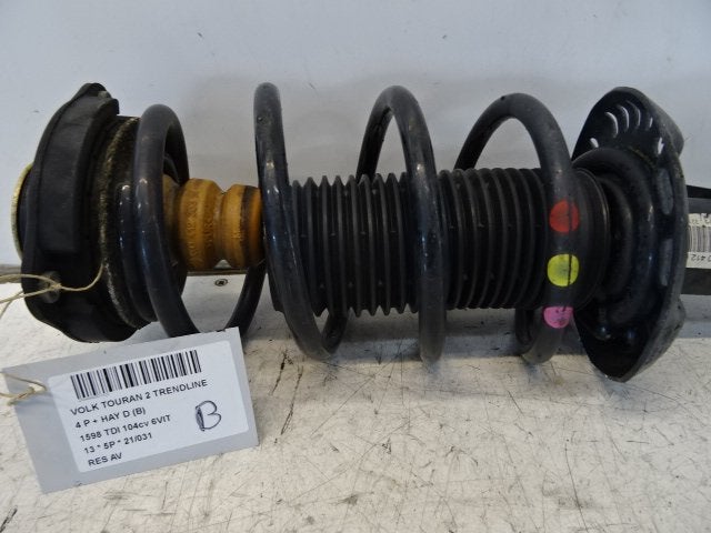 RESSORT DE SUSPENSION AVANT Volkswagen Touran (1T1 / T2), Utilisé, Volkswagen