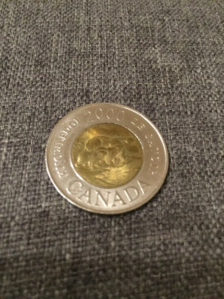 2 Canadese Dollar, Postzegels en Munten, Ophalen of Verzenden, Noord-Amerika, Losse munt