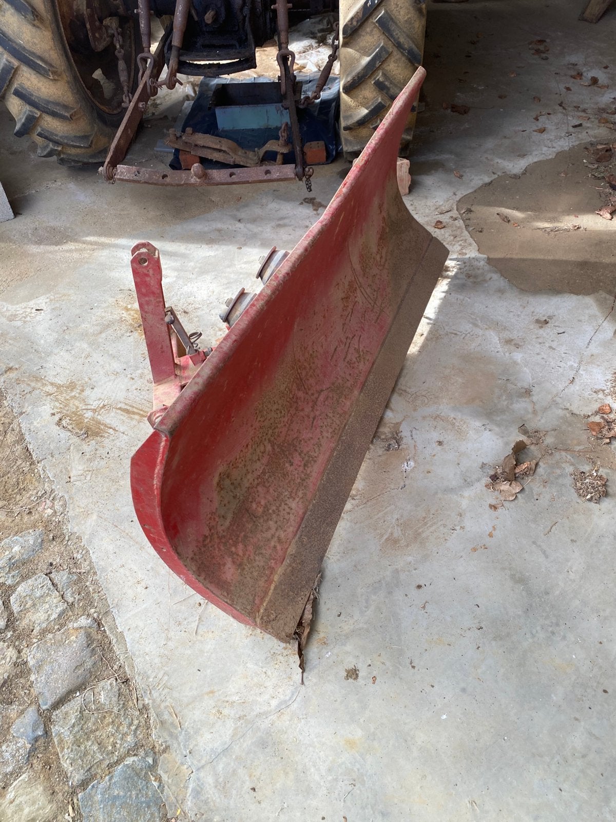 3 punt schuif voor manege, Ophalen