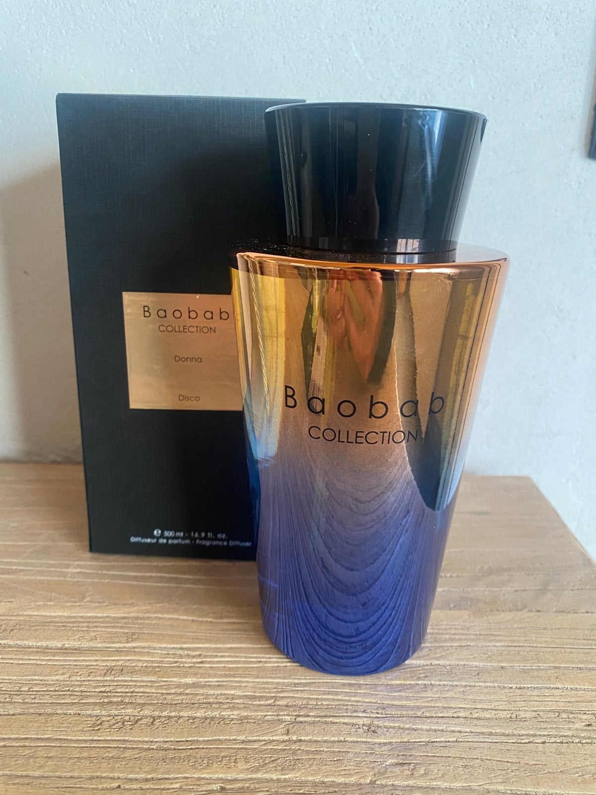 Baobab diffuser 500ml Donna, Ophalen, Nieuw, Blauw, Glas