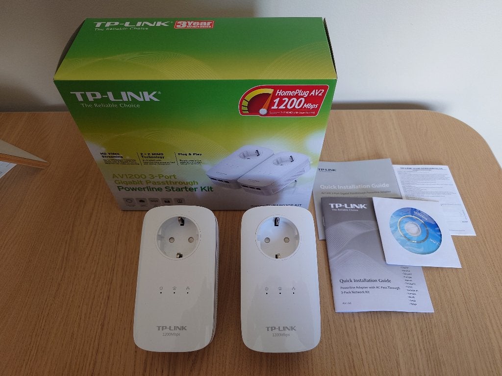 TP-Link AV1200 Powerline Adapter set, Enlèvement, Utilisé, TP link