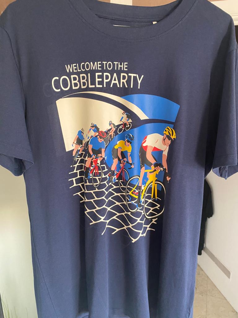 T-shirt vive le velo koersfiets, Verzenden, Zo goed als nieuw