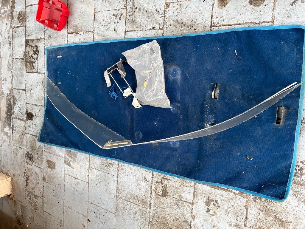 Windscherm zodiac boot, Watersport en Boten, Ophalen, Zo goed als nieuw, PVC, Zodiac