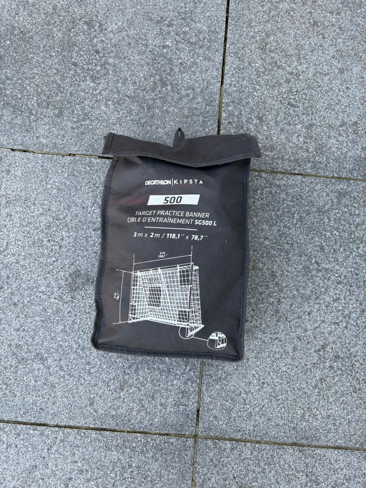 Te koop net voor in goal, Sport en Fitness, Voetbal, Ophalen, Zo goed als nieuw
