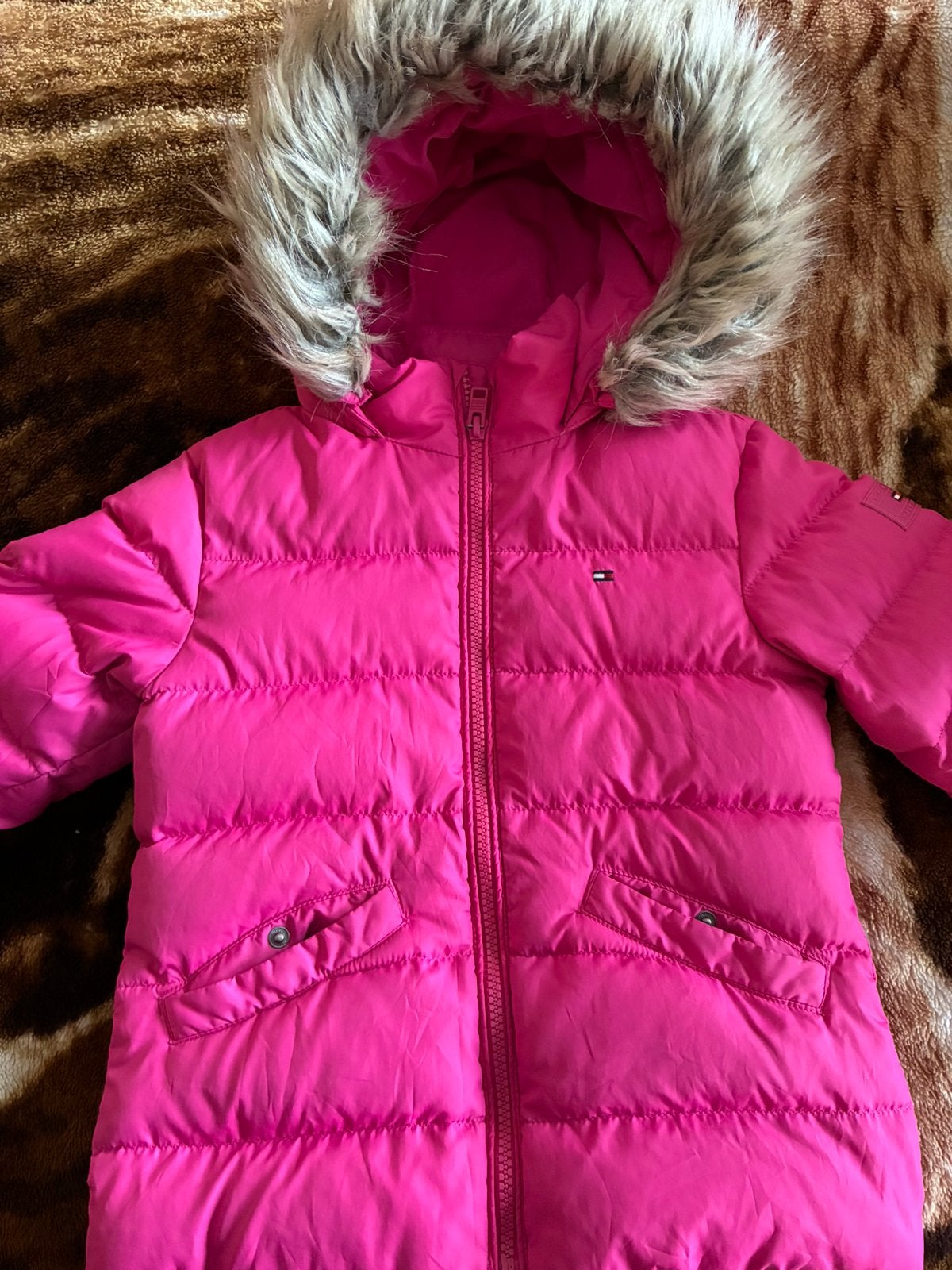 Tommy Hilfiger winterjas, Ophalen of Verzenden, Zo goed als nieuw, Meisje, Jas