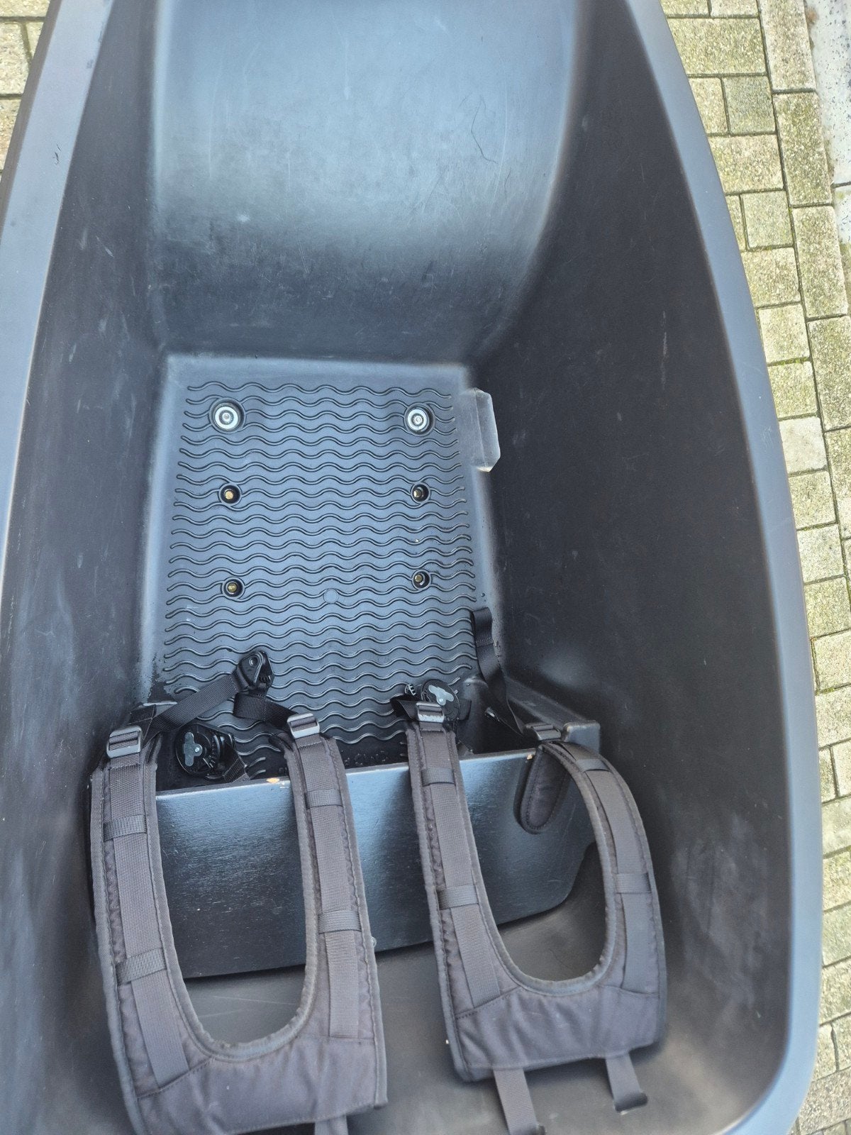 dolly bakfiets met regentent, Fietsen en Brommers, Gebruikt, 2 kinderen, Elektrisch, Schijfrem