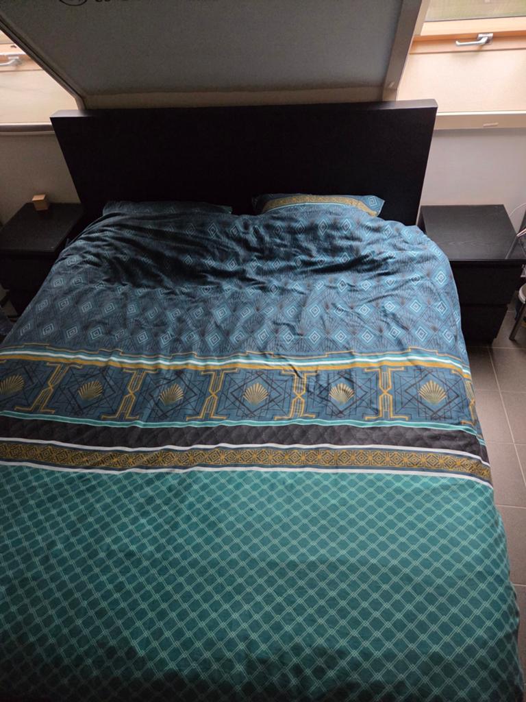 Boxspring, Ophalen, Zwart