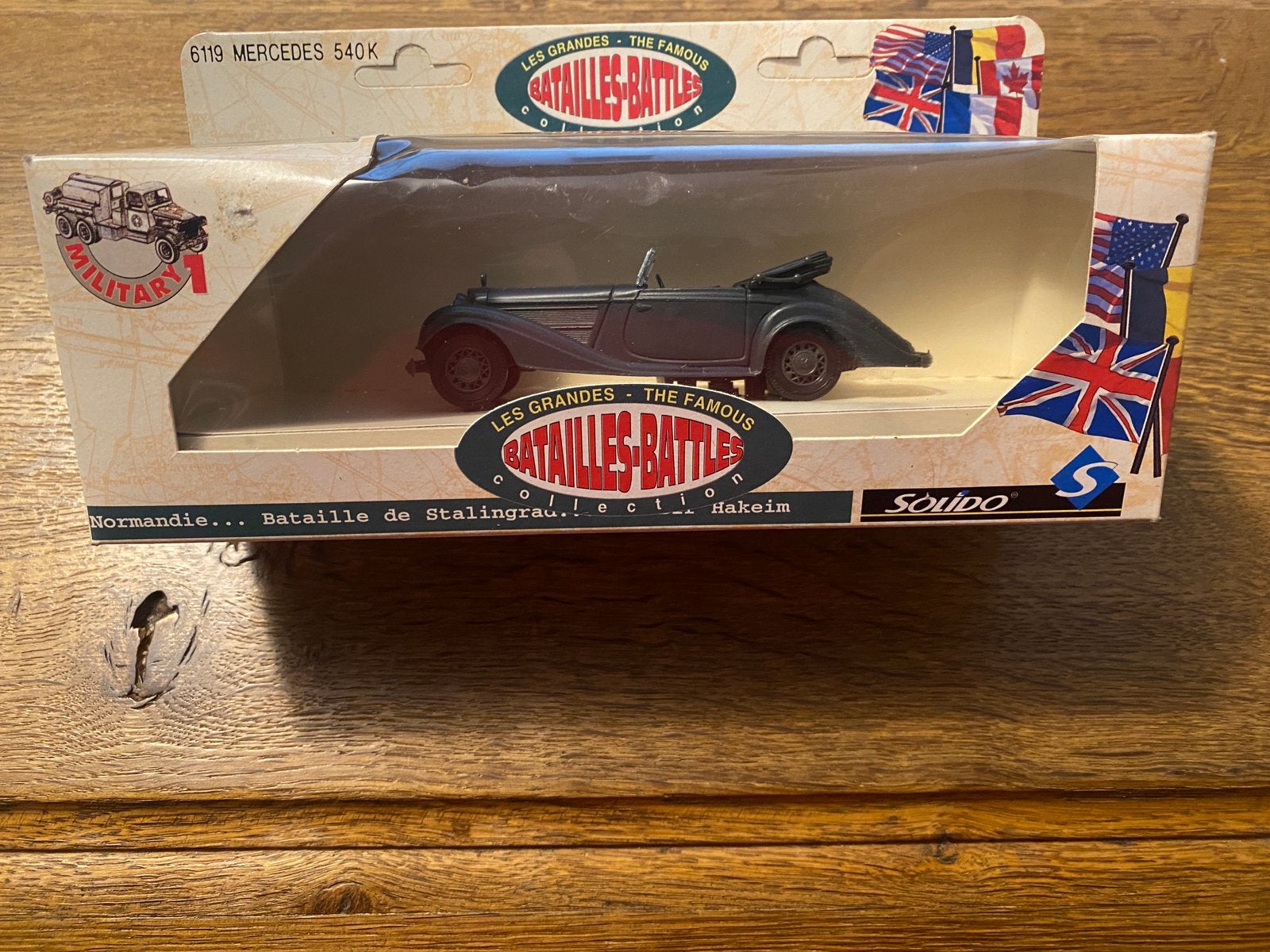 MB 540K Solido Military 1 Art. 6119 Diecast - Metal, Hobby en Vrije tijd, Ophalen of Verzenden, Nieuw, Auto, Solido