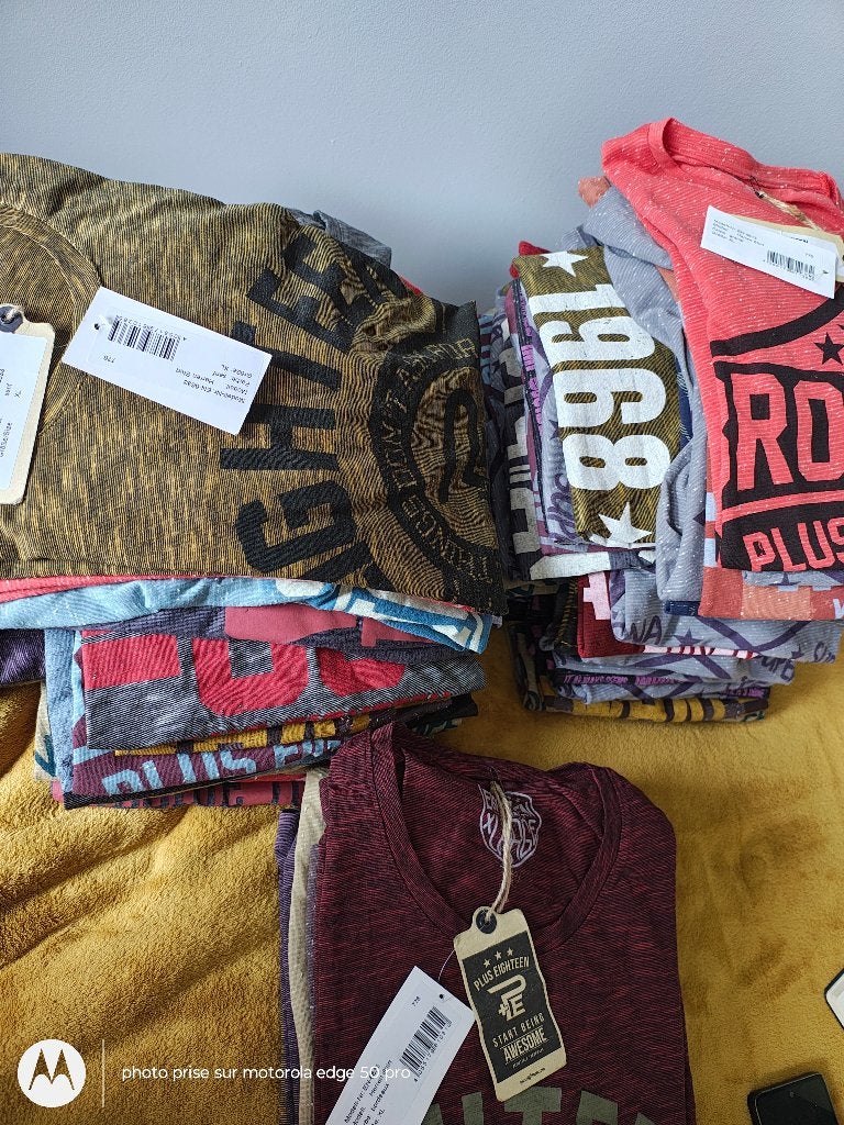 Lot t-shirts homme Plus Eighteen T. S, M, XL neufs, Vêtements | Hommes, T-shirts, Enlèvement ou Envoi, Neuf