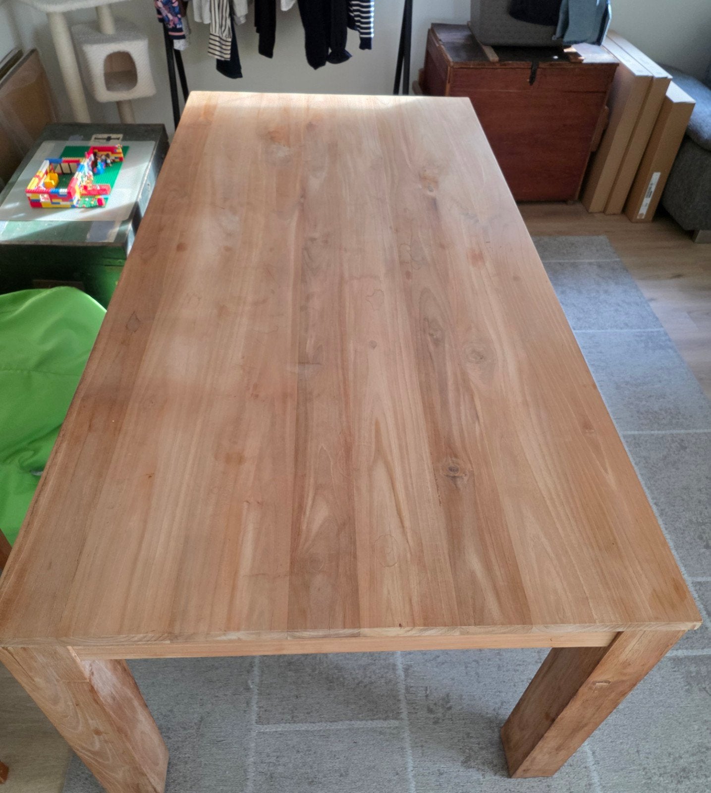 Table de salle à manger en teck massif, Enlèvement