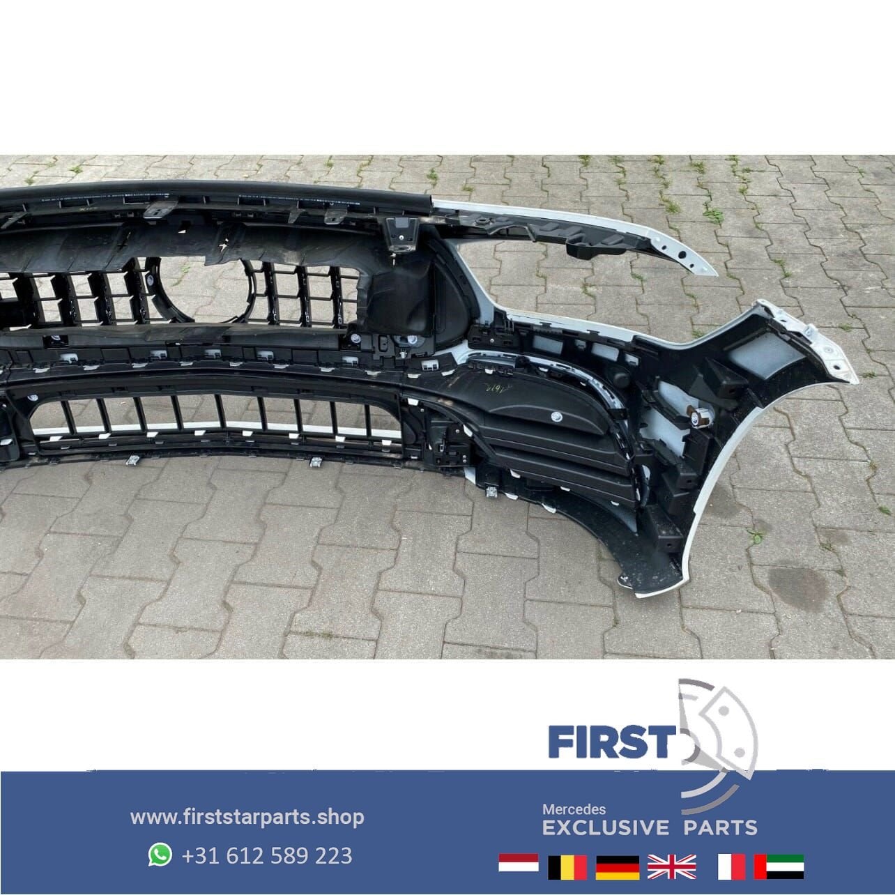 X290 W290 GT 43 53 4 DOORS COUPÉ AMG VOORBUMPER WIT COMPLEET, Utilisé, -, Avant, -