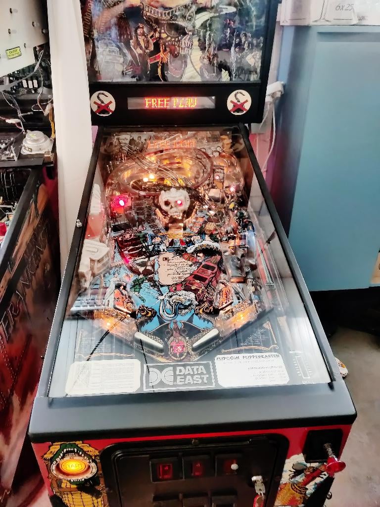 Flipperkast, Enlèvement, Utilisé, Flipper (jeu), Data East