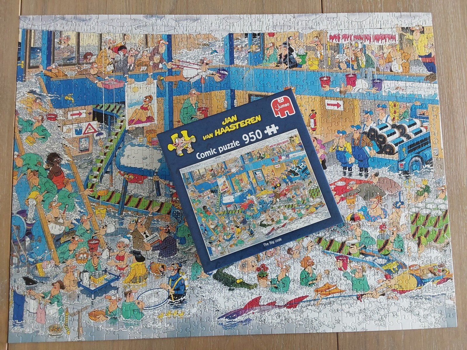 puzzel Jan Van Haasteren 950 stuks, Enlèvement ou Envoi, 500 à 1500 pièces, Comme neuf, Puzzle