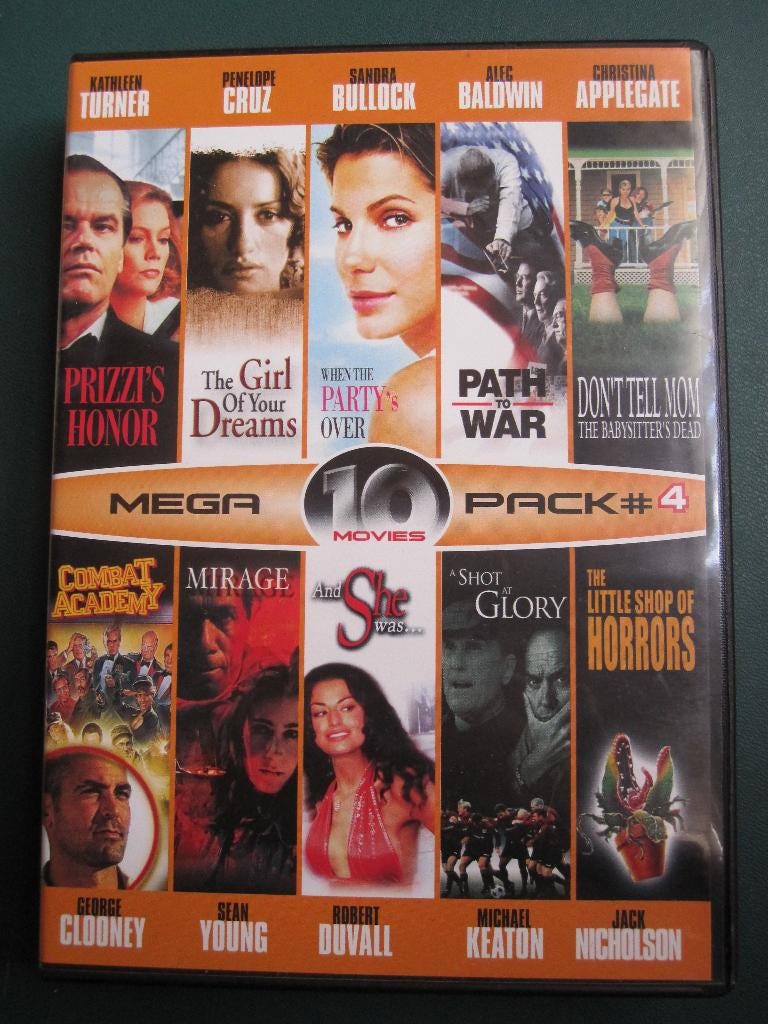 Megapack 10 Movies 4 (10 films sur 5 disques), À partir de 16 ans, Enlèvement ou Envoi, Comme neuf, Coffret