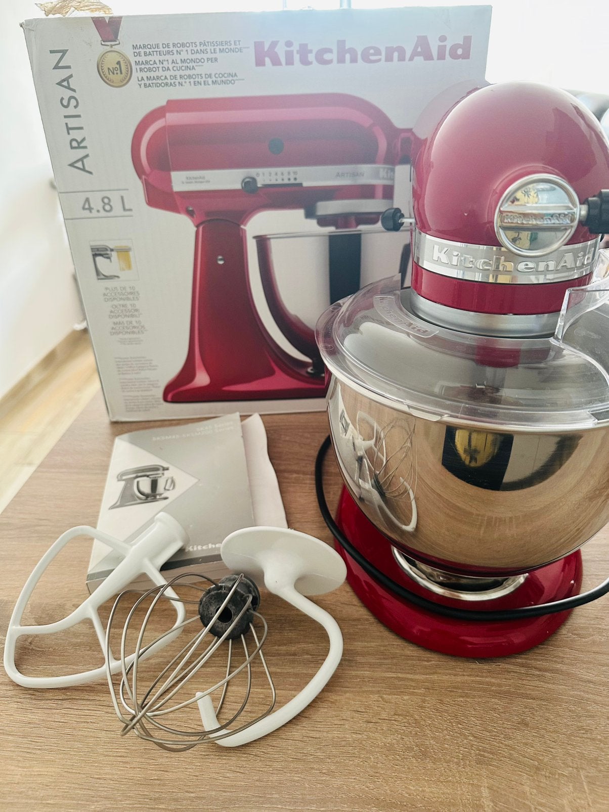 KitchenAid Artisan 4,8L keukenmachine in zeer goede staat., Ophalen, Zo goed als nieuw