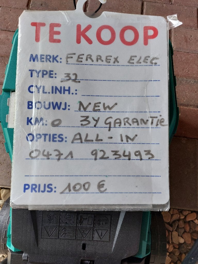 Grasmaaier electrisch, Ophalen, Cirkelmaaier, Ferrex, Accu-grasmaaier