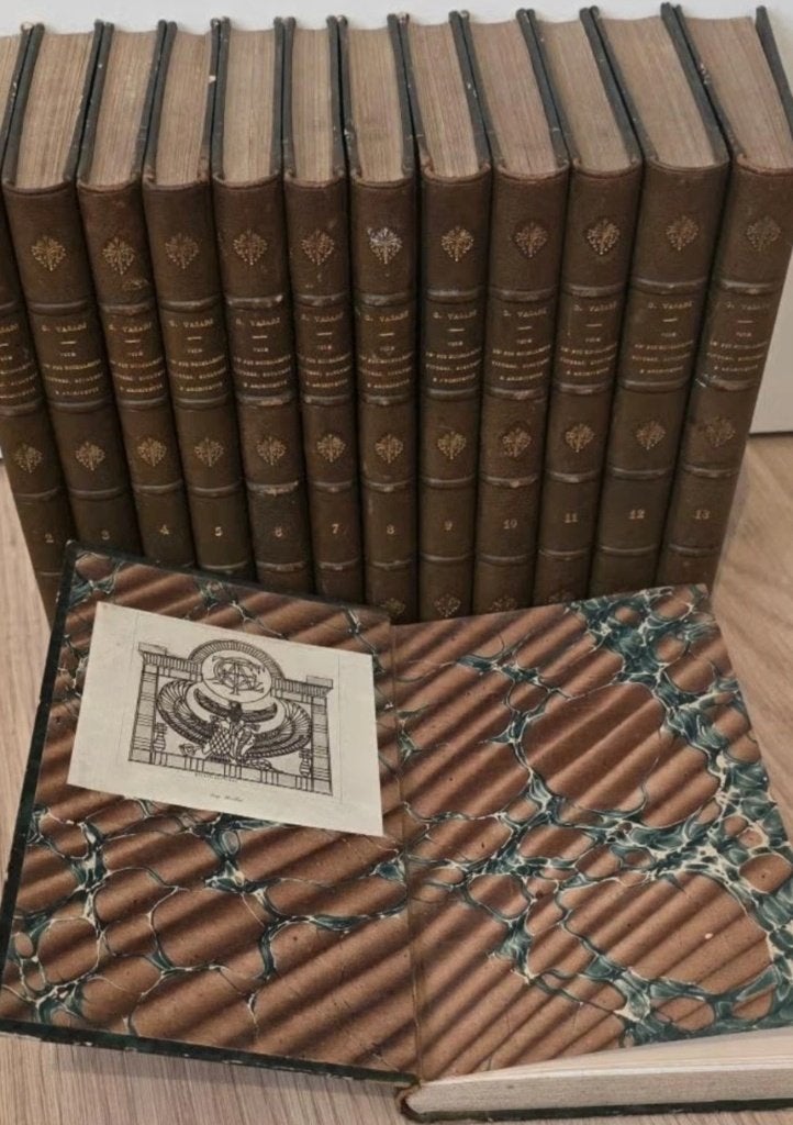 Théophile Gautier+ex-libris van Théophile Gautier+Vasari, Ophalen of Verzenden, Giorgio Vasari