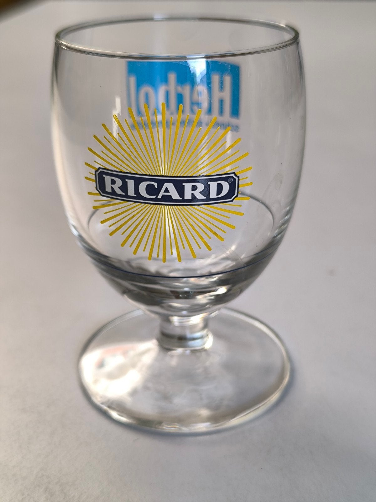 Zeldzaam Ricard glas, Herbol, Collections, Marques & Objets publicitaires, Enlèvement ou Envoi