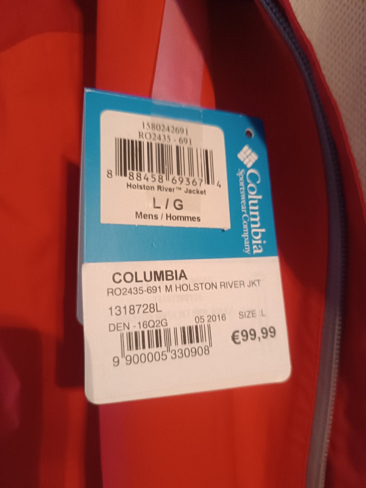 Veste neuve imperméable taille S sympa marque Columbia, Enlèvement