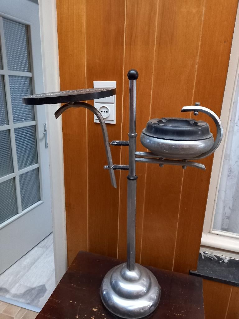 Vintage rooktafel/ rookstandaard jaren 30-tig (art deco), Antiquités & Art, Antiquités | Outils & Instruments, Enlèvement