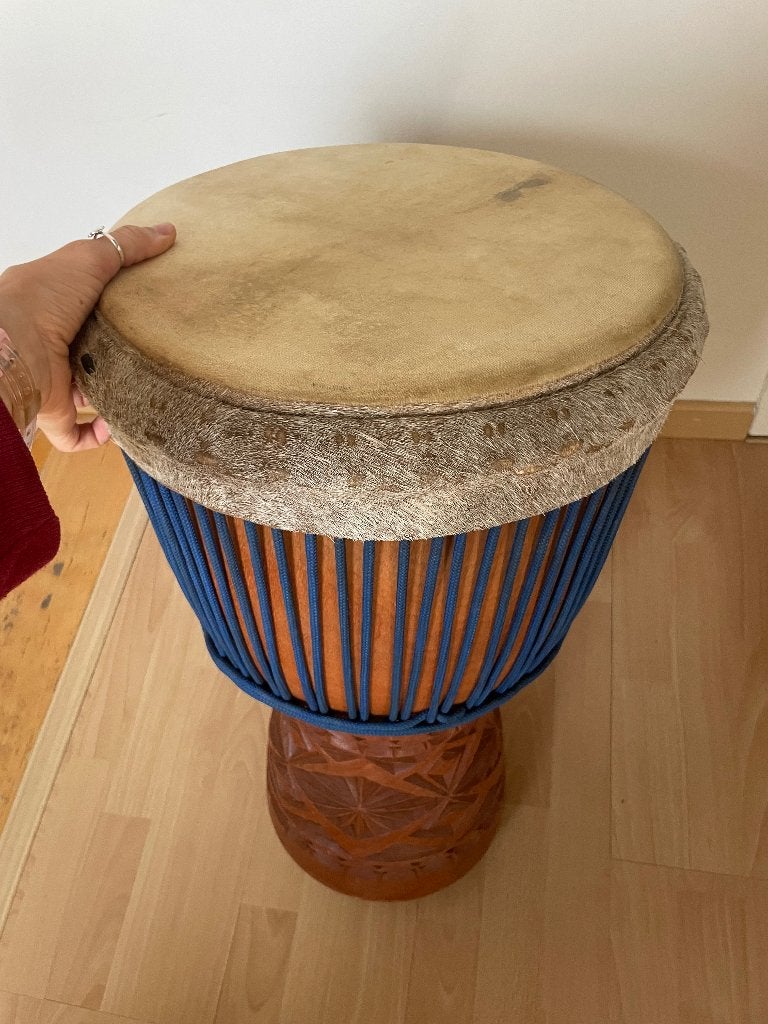 Djembé Guinea, Africa, Enlèvement, Comme neuf, Tambour