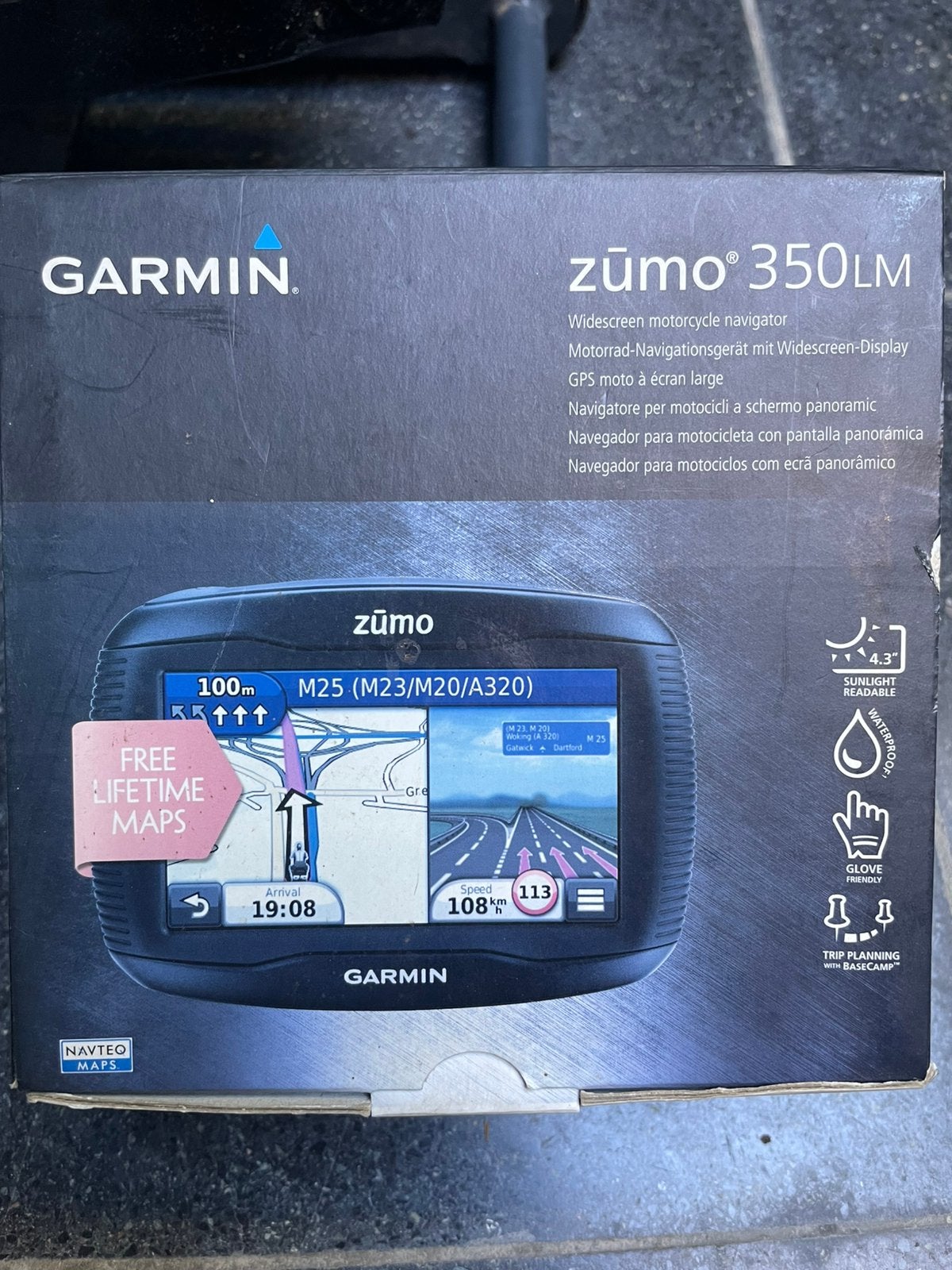 Garmin Zumo 350 LM, Motoren, Ophalen, Gebruikt