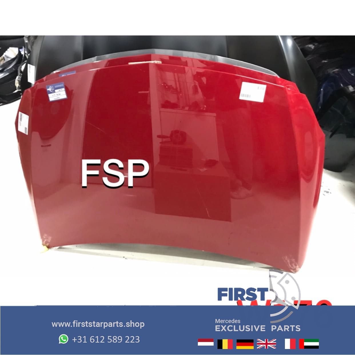 W176 motorkap rood Mercedes A Klasse origineel 2012-2018 in, Utilisé, -, Capot moteur, Avant