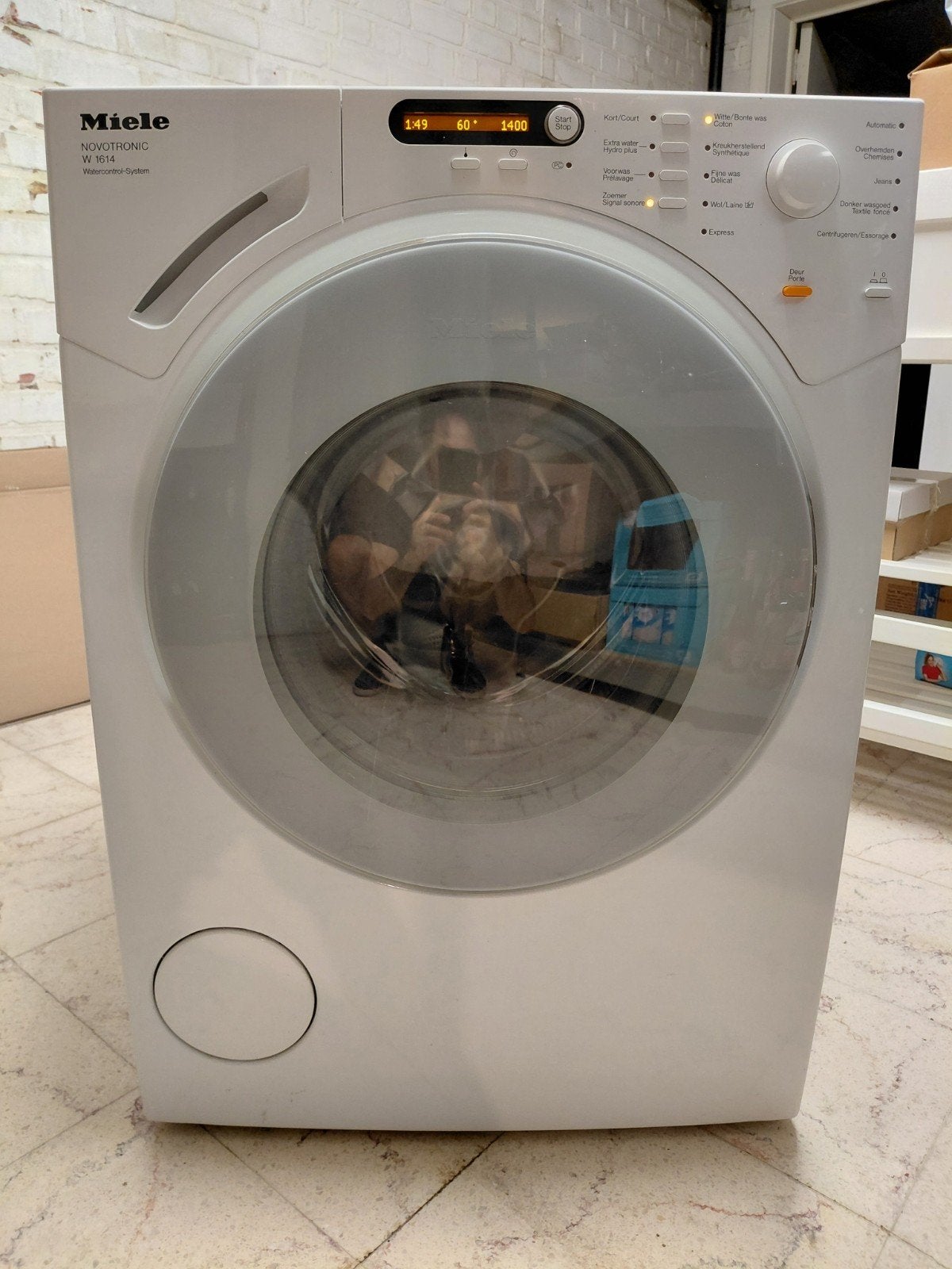 Miele wasmachine Novotronic, Elektronische apparatuur, Wasmachines, Ophalen, Minder dan 85 cm, Energieklasse A of zuiniger, Zo goed als nieuw