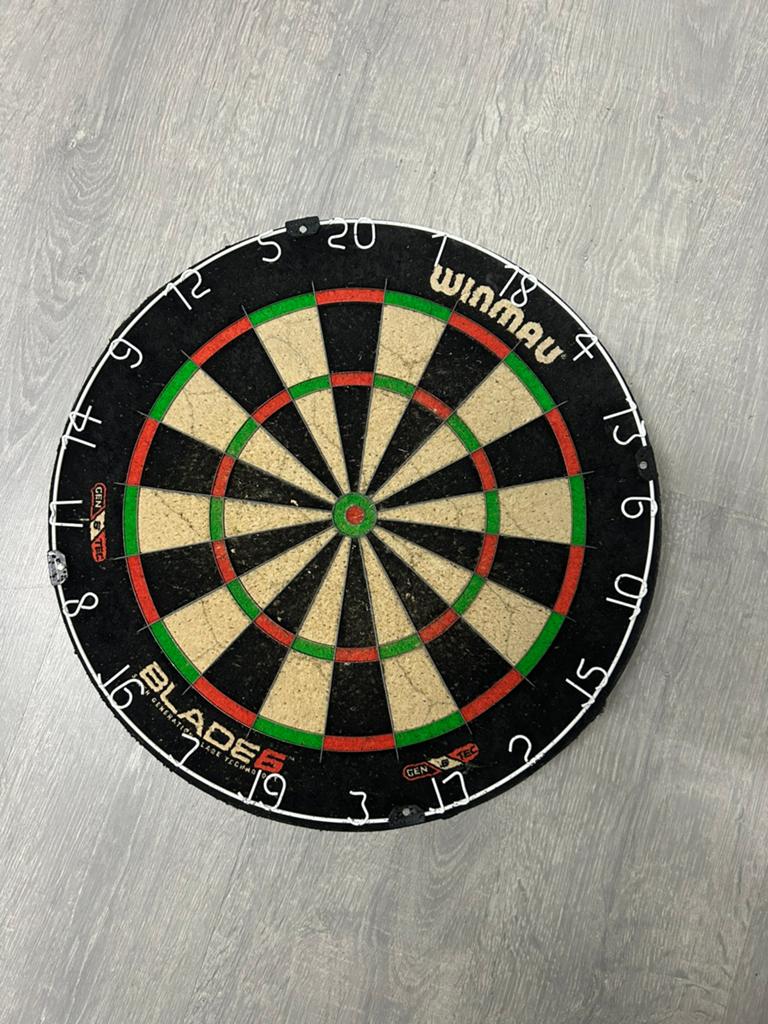Winmau Blade 6 dartbord, Ophalen, Gebruikt, Dartbord