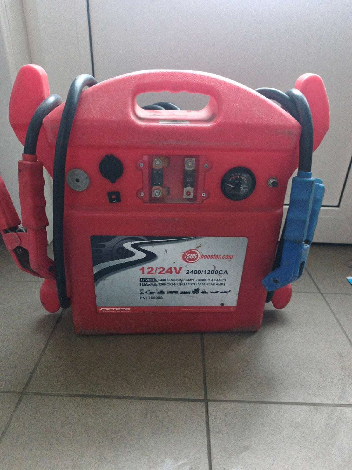 SOS Booster 12/24V 2400/1200CA (startbooster) van Ceteor, Enlèvement, Comme neuf