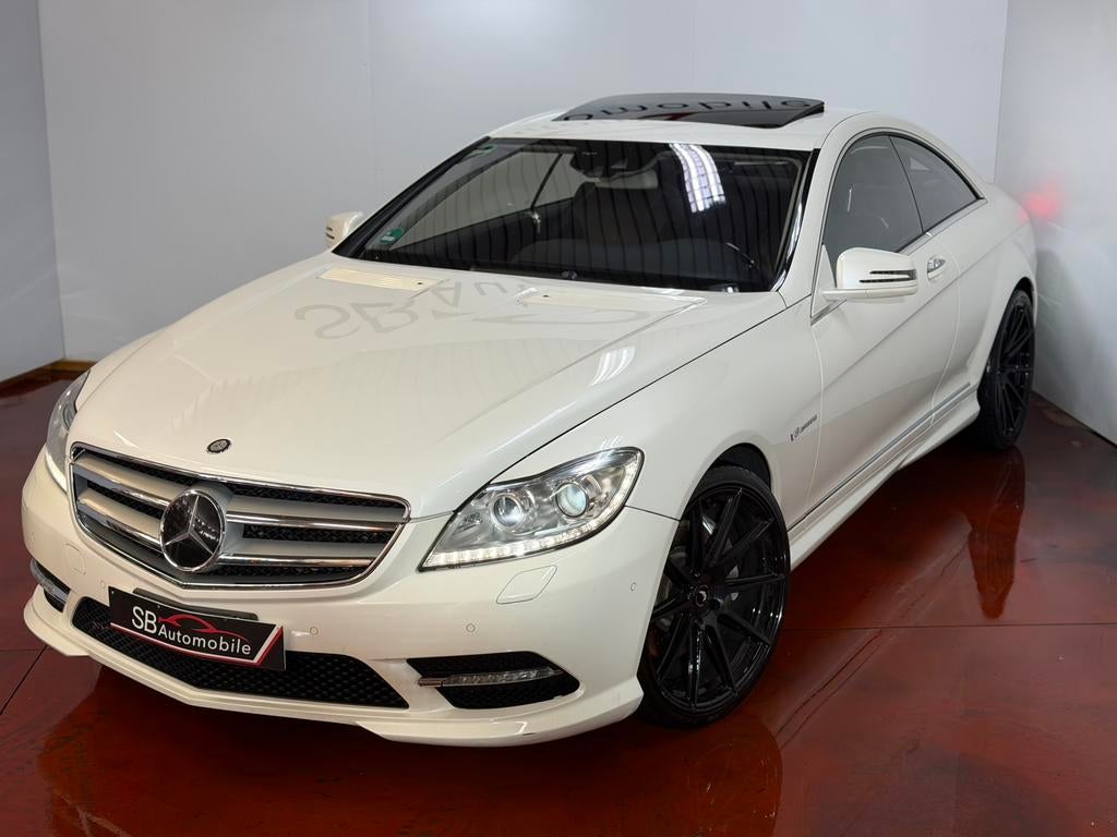 Mercedes-Benz CL 500 Coupé 4-Matic // PACK 63 AMG //GARANTIE, Auto's, Mercedes-Benz, Euro 5, CL, Wit, Leder