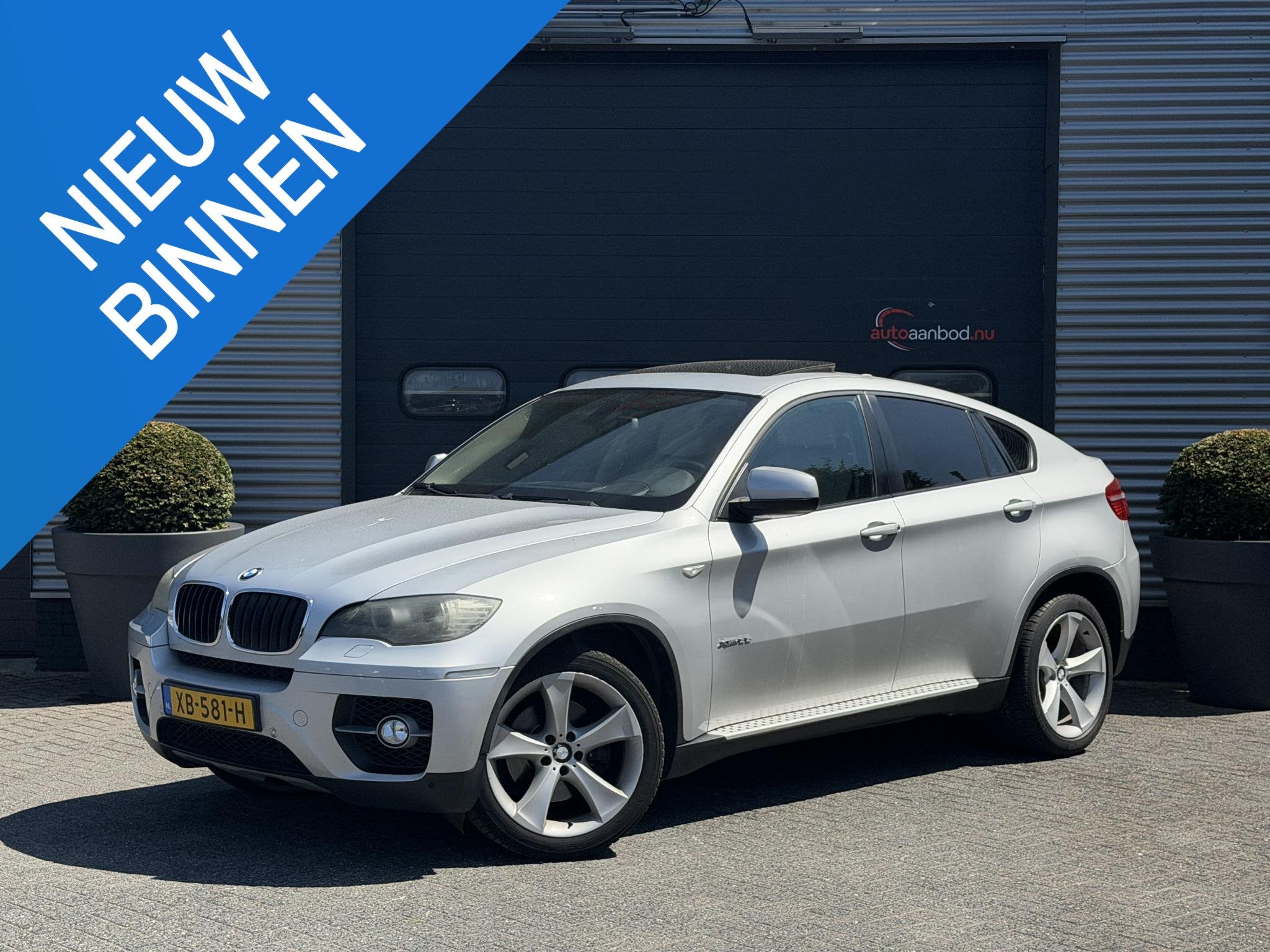 BMW X6 xDrive35i | Panoramadak | Head-Up Display | Xenon | E, Auto's, Gebruikt, 306 pk, SUV of Terreinwagen, Zilver of Grijs