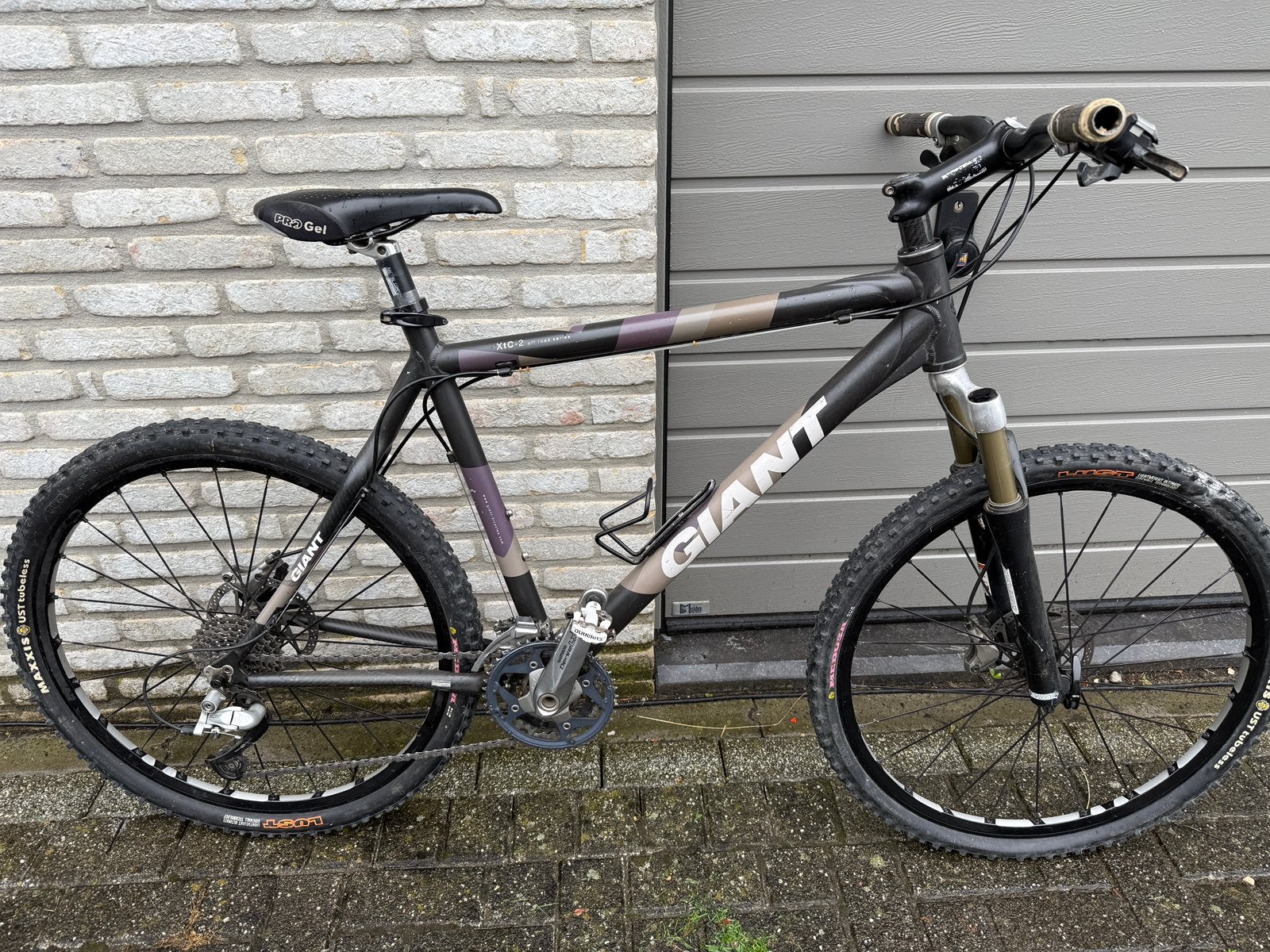 Giant mountainbike, Ophalen, Minder dan 10 versnellingen, Gebruikt, 26 inch
