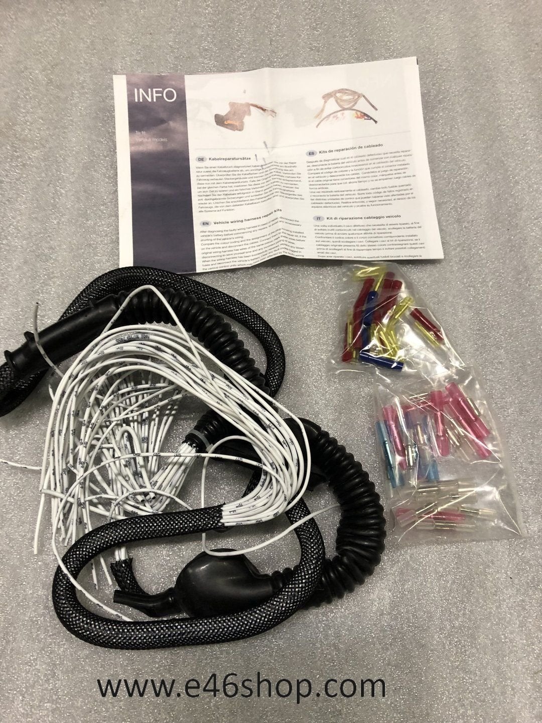 KABEL REPARATIE SET ACHTERKLEP BMW E46 TOURING, -, -, Nieuw, Ophalen of Verzenden