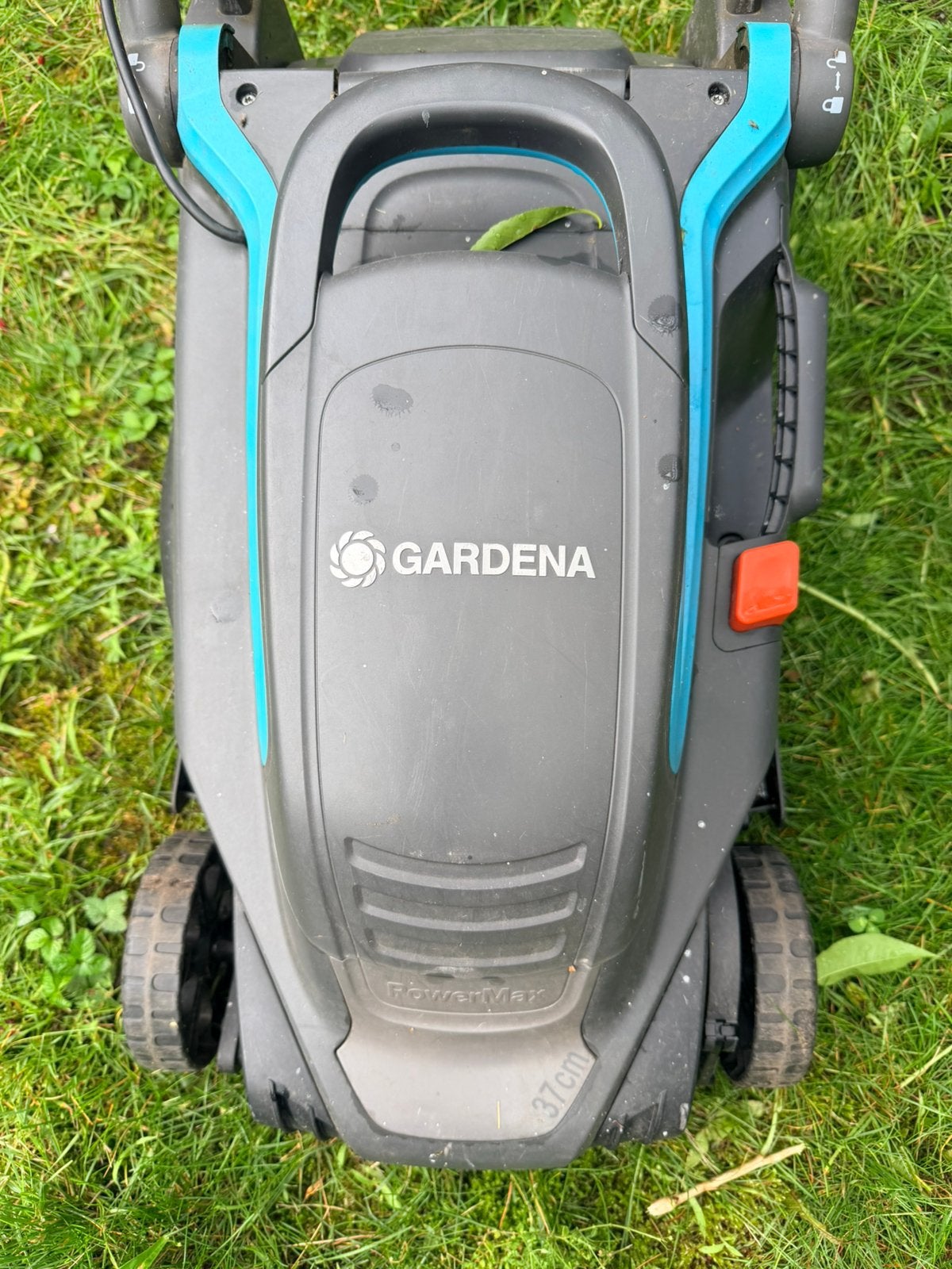 Gardena Powermax 1600/37, Tuin en Terras, Grasmaaiers, Ophalen, Gebruikt, Elektrische grasmaaier, 30 t/m 39 cm