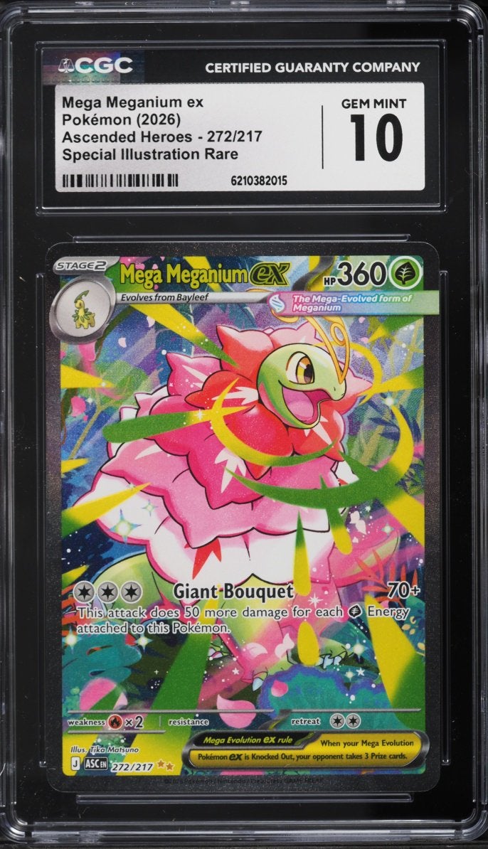 Mega Meganium Ex 272 CGC 10, Verzenden, Nieuw