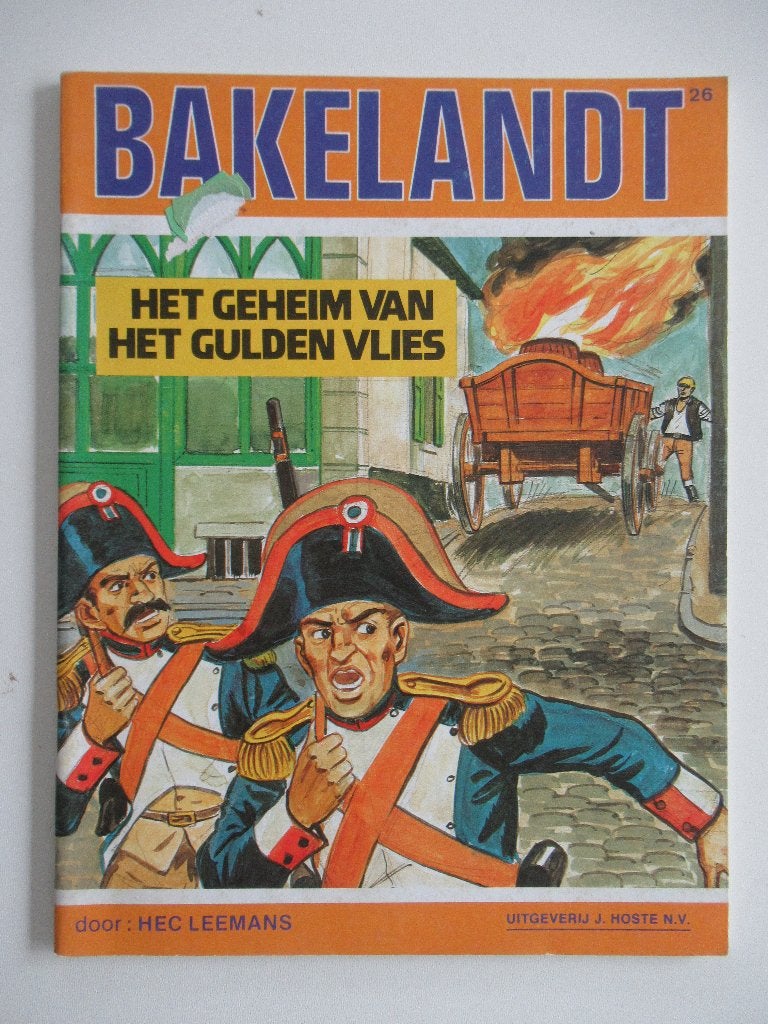 bakelandt..nr.26...het geheim van het gulden vlies.....1st, Enlèvement ou Envoi, Utilisé