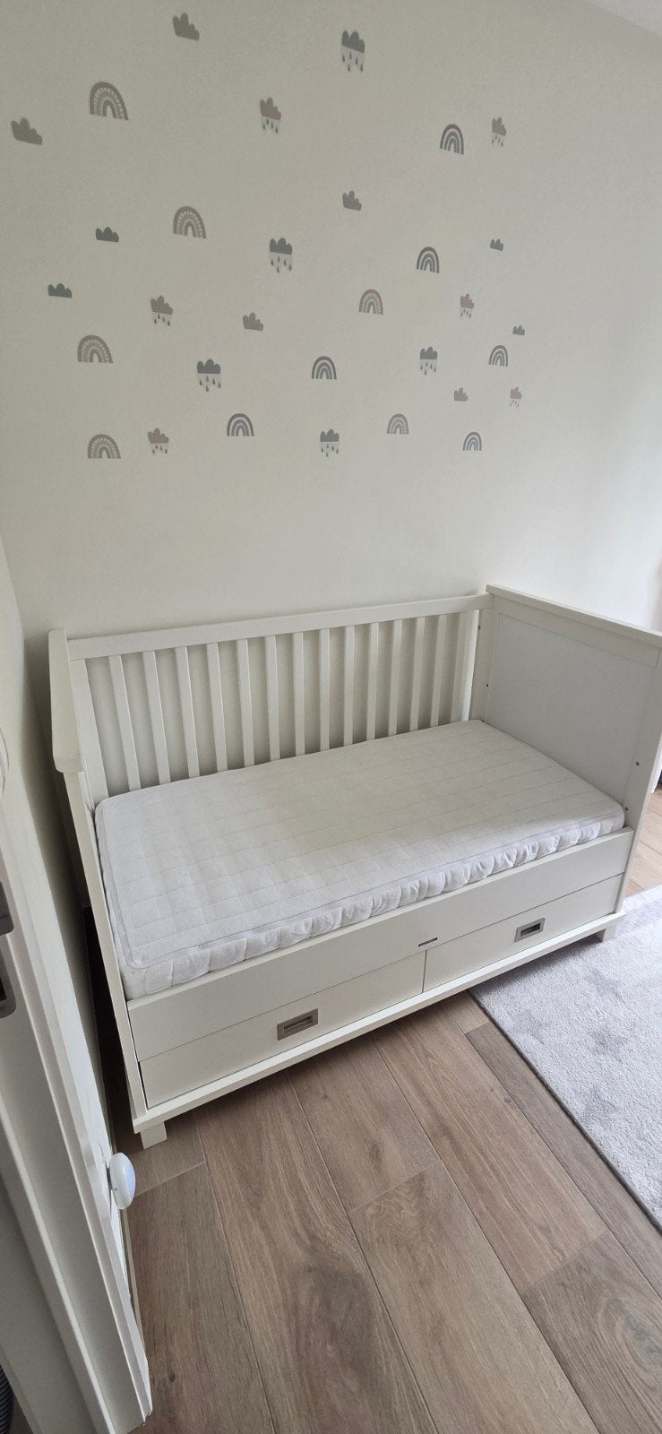 kidsmill meegroeibed, Kinderen en Baby's, Ophalen, Gebruikt, Lattenbodem