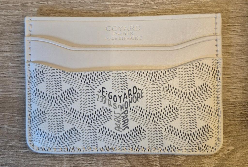Goyard witte kaarthouder, Handtassen en Accessoires, Ophalen of Verzenden, Nieuw, Wit, Overige merken