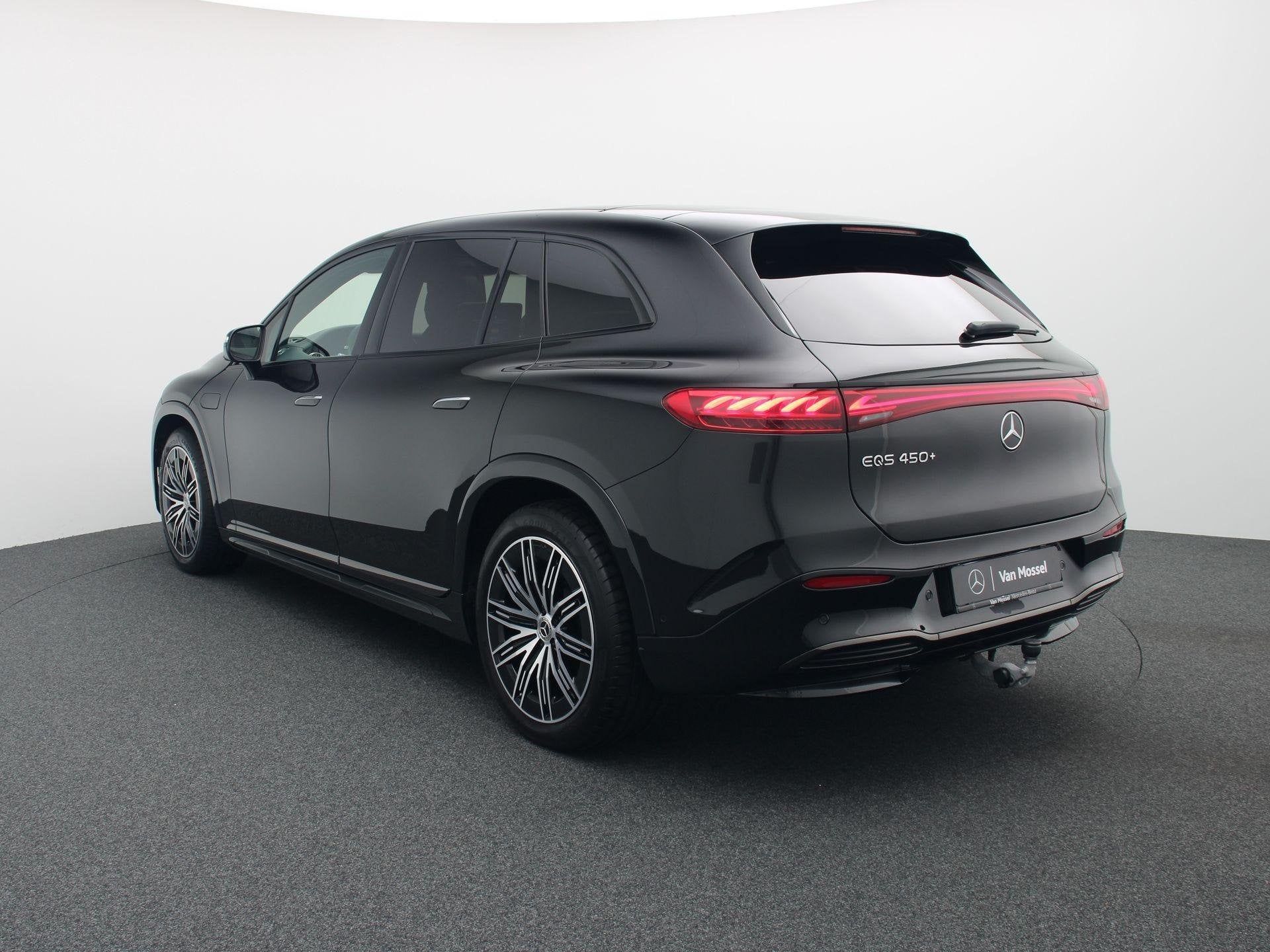 Mercedes-Benz EQS SUV 450+ AMG Line + NAPPA LEDER + 7-ZIT +, Auto's, Automaat, Dealer onderhouden, Gebruikt, https://public.car-pass.be/vhr/4c9cb437-ad91-4a00-bdae-6817dd40bebf