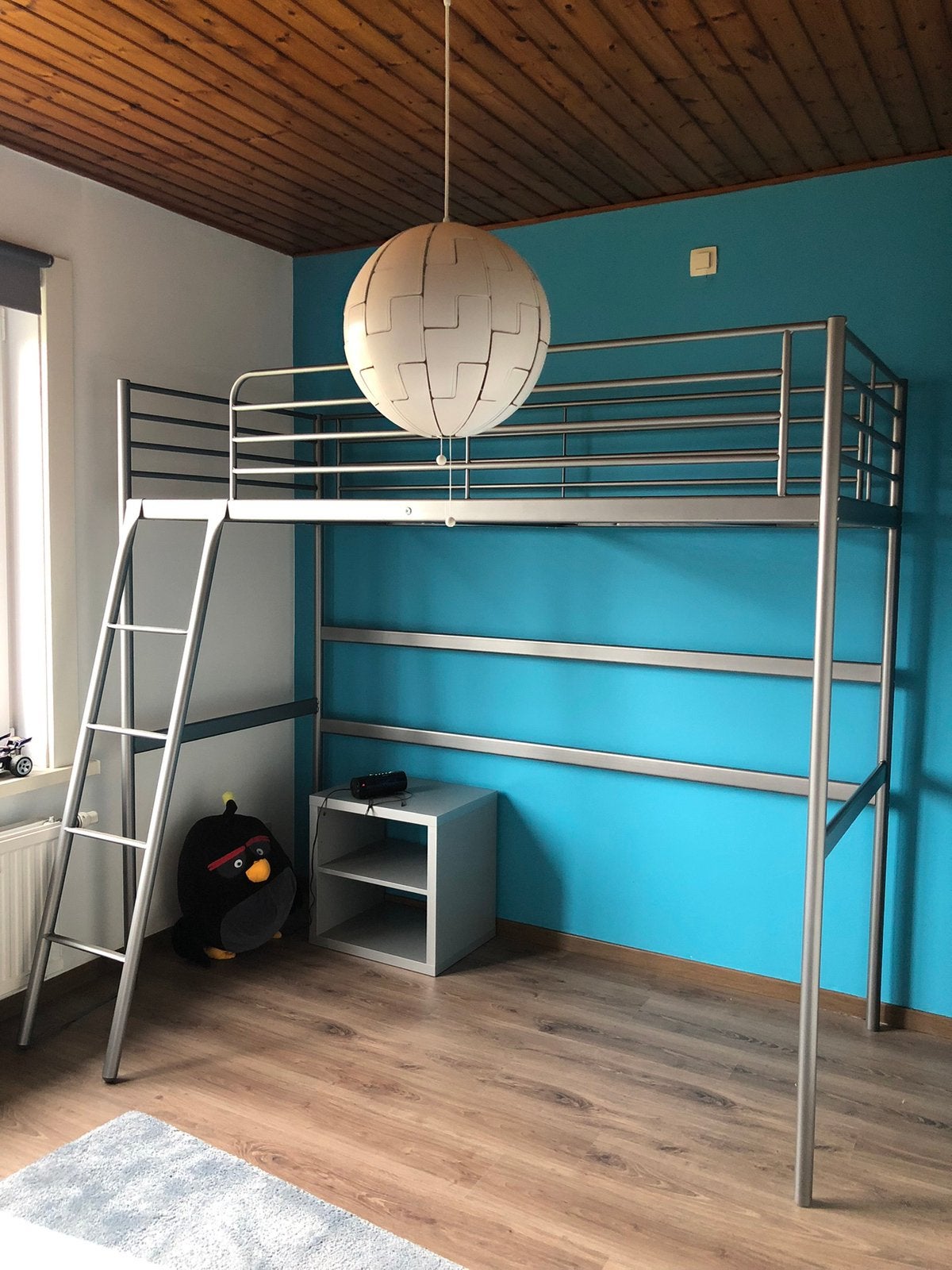 Ikea hoogslaper + matras, Ophalen, 100 cm, Hoogslaper, Eenpersoons