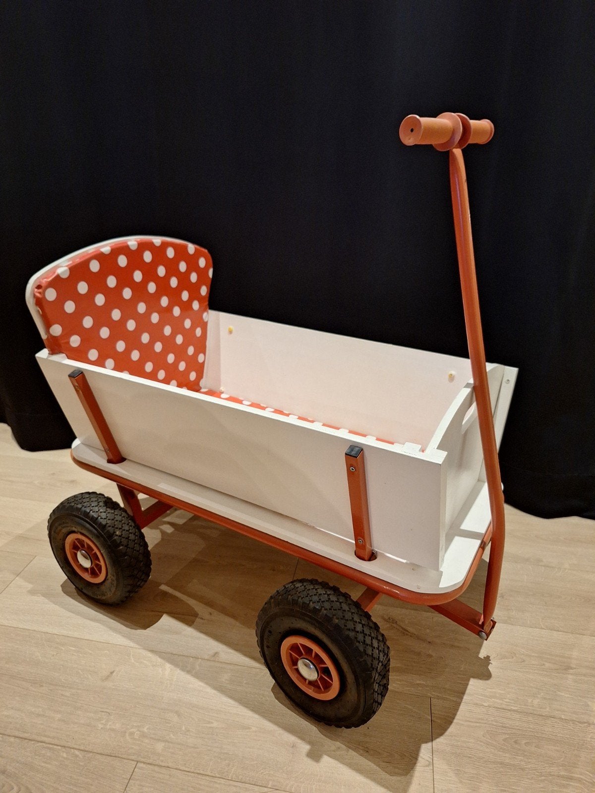 Gepimpte bolderkar wit/rood, Caravanes & Camping, Enlèvement