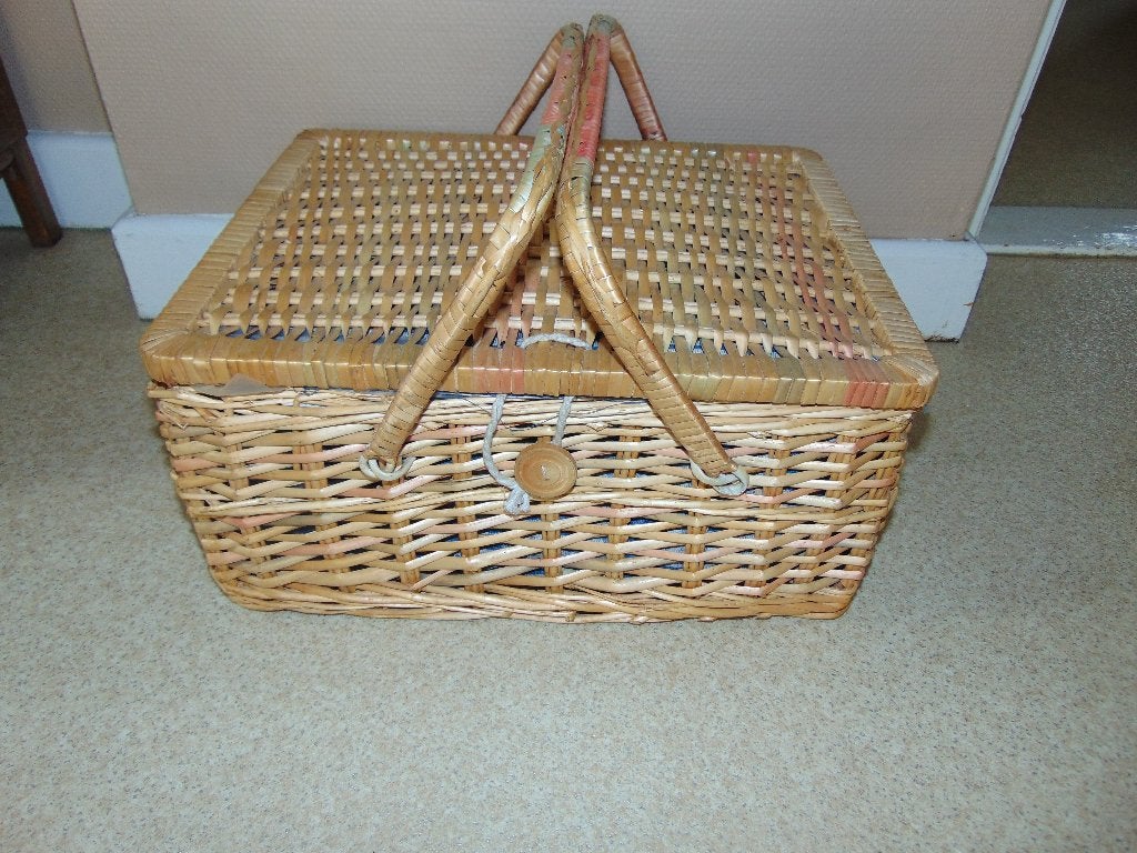 Picknick mand in mooie staat, Hobby en Vrije tijd, Picknickmanden, Ophalen of Verzenden, Gebruikt, Zonder inhoud